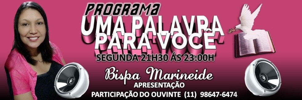 UMA PALARA PARA VOCÊ